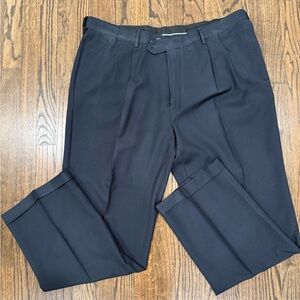 Haggar Men's Classic Navy Dress Pants